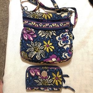Vera Bradley purse + wallet set